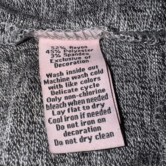 EUC Juicy Couture Cardigan Open Front Long Tunic Waterfall Rhinestone Gray Yoga - Picture 6 of 8